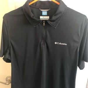 Columbia “Freezer Coil” Zipper S/S Polo